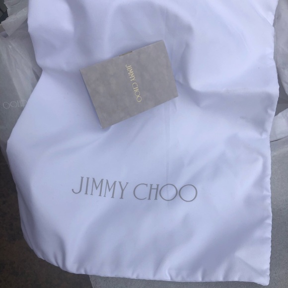 JIMMY CHOO ROMY 100 Platinum Flamingo GlitterPumps - Picture 3 of 8